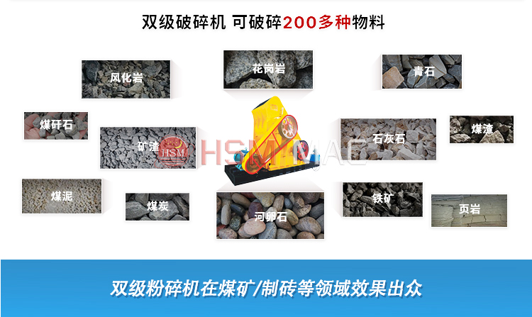 煤矸石粉碎機 時產100噸雙級無篩底粉碎機哪家好用?多少錢一臺